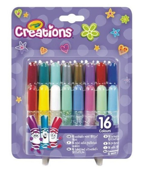 Klej brokatowy 16 kolorów Crayola