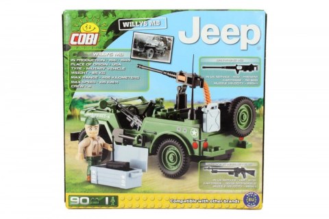 Klocki Jeep Willys MB 90 elementów Cobi Klocki