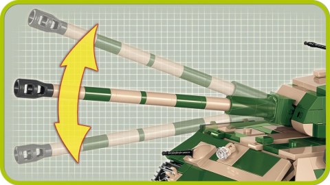 Klocki Tiger II PzKpfw VI B Königstiger niemiecki czołg ciężki Cobi Klocki