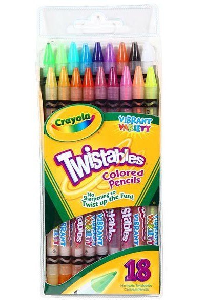 Kredki ołówkowe Twistable 18 szt Crayola