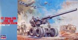 M2 155mm Gun Long Tom Hasegawa