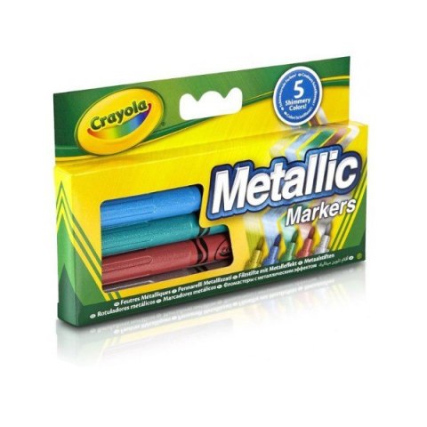 Markery metaliczne 5 szt. Crayola