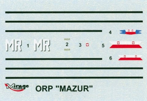 ORP Mazur wz.39 Okręt artyleryjski Mirage