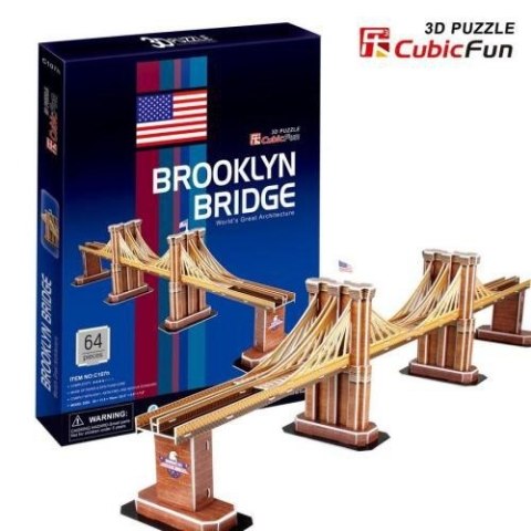 PUZZLE 3D Empire Brooklyn Bridge Cubic Fun