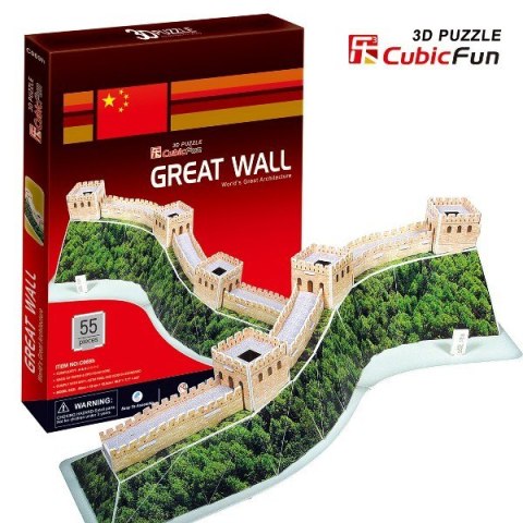 PUZZLE 3D WIELKI MUR CHIŃSKI Cubic Fun