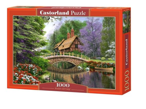 Puzzle 1000 elementów Chata nad rzeką Castor