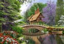 Puzzle 1000 elementów Chata nad rzeką Castor