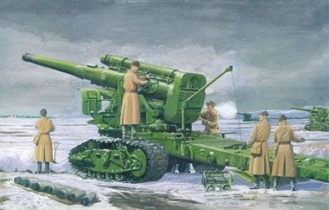 Soviet B4 Model 1931 203mm Trumpeter