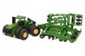 Traktor John Deere i zestaw do orki Siku
