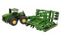 Traktor John Deere i zestaw do orki Siku