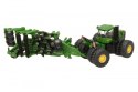 Traktor John Deere i zestaw do orki Siku