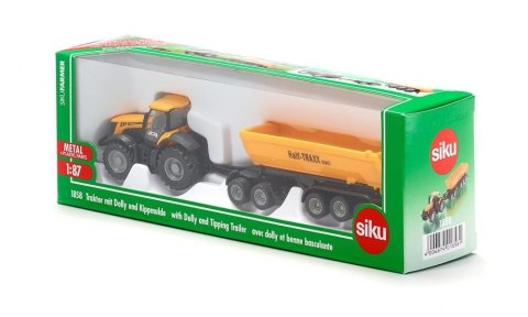 Traktor z wózkiem i wywrotką Siku