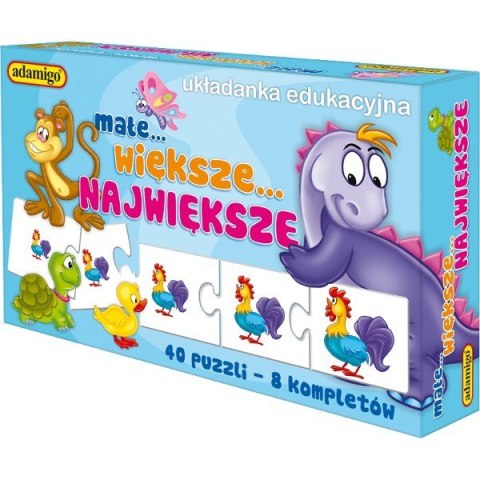 Układanka Małe Większe Największe Adamigo