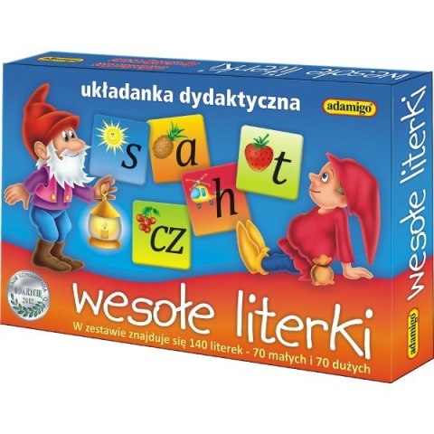 Układanka Wesołe Literki Adamigo