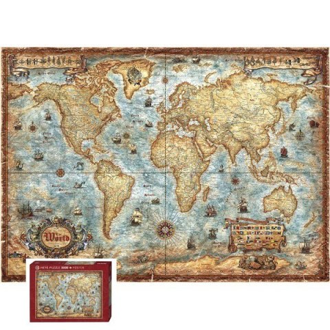3000 Elementów The World Heye