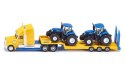Ciężarówka z traktorami New Holland Siku