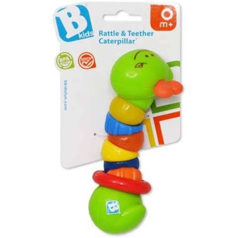 Gryzaczek grzechotka Robaczek B-kids