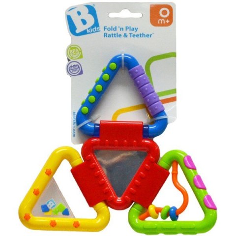 Gryzaczek grzechotka trójkąty B-kids