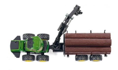 John Deere z Przyczepą Leśną Siku