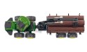 John Deere z Przyczepą Leśną Siku