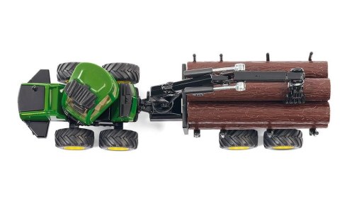 John Deere z Przyczepą Leśną Siku