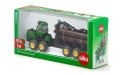 John Deere z Przyczepą Leśną Siku