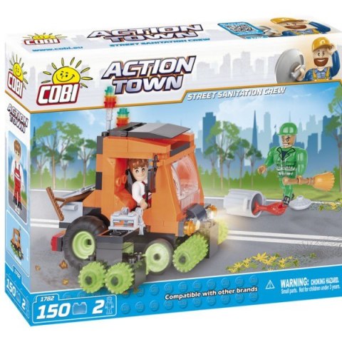 Klocki Action Town Uliczna Zamiatarka Cobi Klocki