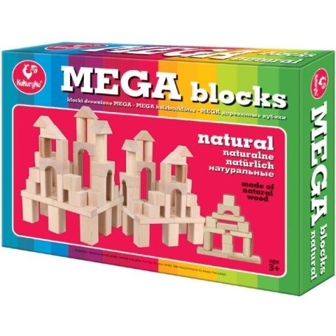 Klocki Drewniane Mega Naturalne Promatek