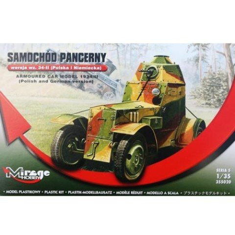 Model plastikowy Samochód Pancerny Wersja wz.34-II Mirage
