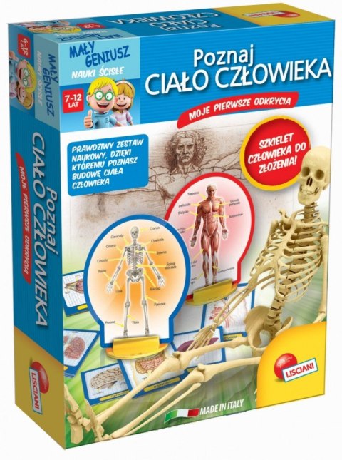 Poznaj ciało człowieka Mały Geniusz Lisciani