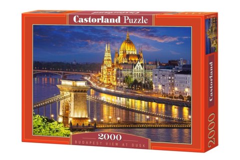 Puzzle 2000 elementów Budapeszt widok zmierzchu Castor