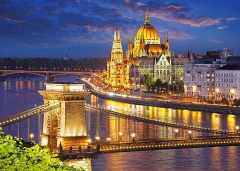 Puzzle 2000 elementów Budapeszt widok zmierzchu Castor