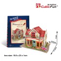 Puzzle 3D Domki świata - Wielka Brytania Hardware Shop Cubic Fun
