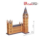 Puzzle 3D Zegar Big Ben duży zestaw Cubic Fun