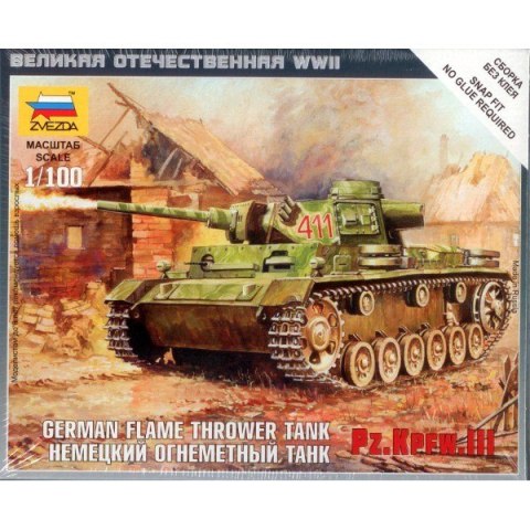 Pz.Kpfw.III Flamethrower Tank Zvezda