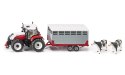 Traktor Steyr z przyczepą do przewozu zwierząt Siku