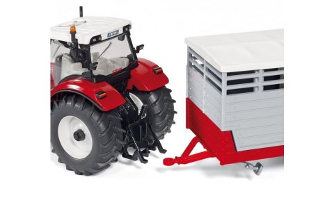 Traktor Steyr z przyczepą do przewozu zwierząt Siku