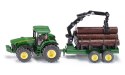 Traktor z Przyczepą Leśną Siku
