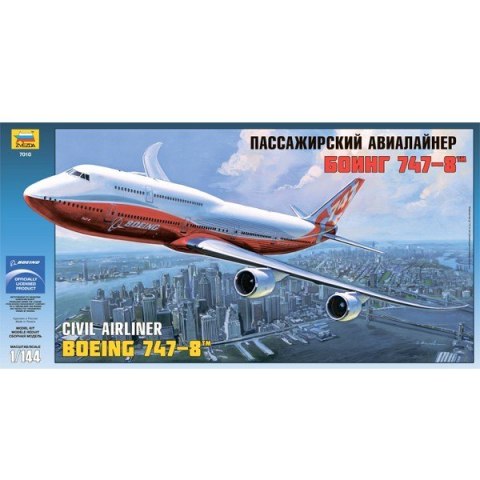 ZVEZDA Boening 747-8 Civ il Airliner Zvezda