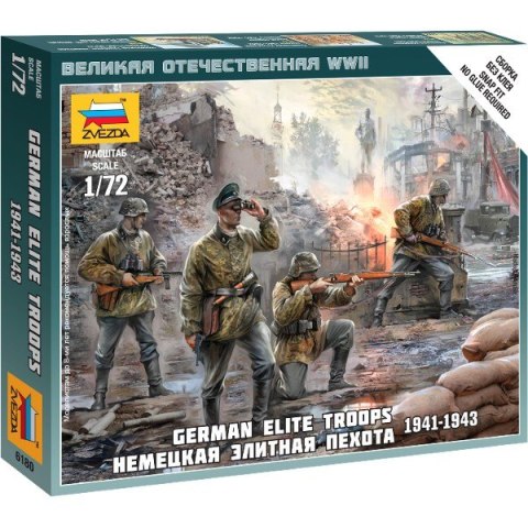 ZVEZDA German Elite Troo ps 1941-43 Zvezda