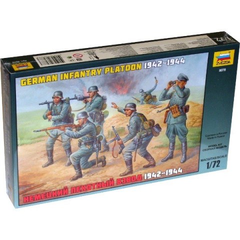 ZVEZDA German Infantry P latoon 1942-1944 Zvezda