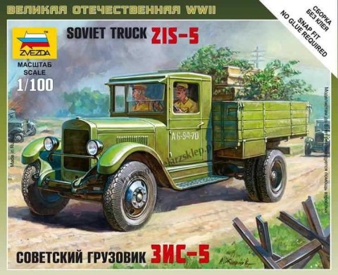 ZVEZDA ZIS-5 Soviet WW2 Truck Zvezda