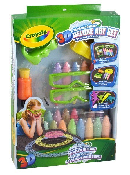 Zestaw deluxe kreda 3D Crayola