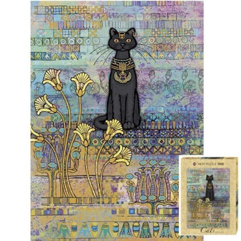 1000 ELEMENTÓW Cats Egyptian, Jane Crowther Heye