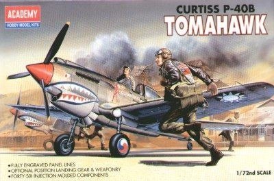 Model plastikowy Curtiss P-40 B Tomahawk Academy