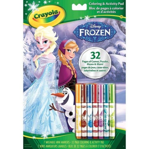 CRAYOLA Kolorowanka akty wizującaKraina lodu Crayola