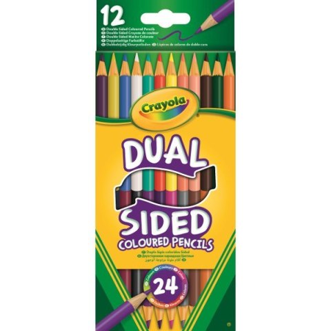Dwustronne kredki ołówkowe 12 szt. Crayola