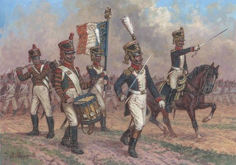 French Infantry Command Napoleoni Zvezda