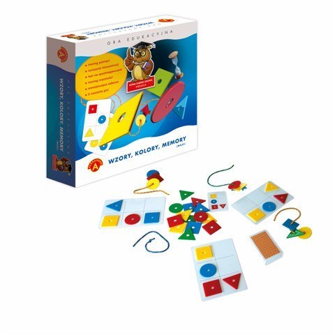 Gra Memory Maxi Wzory, Kolory Alexander