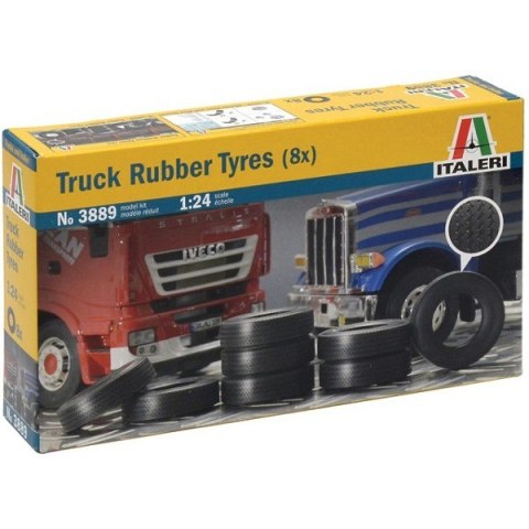 ITALERI Truck Rubber Tyres (8x) Italeri